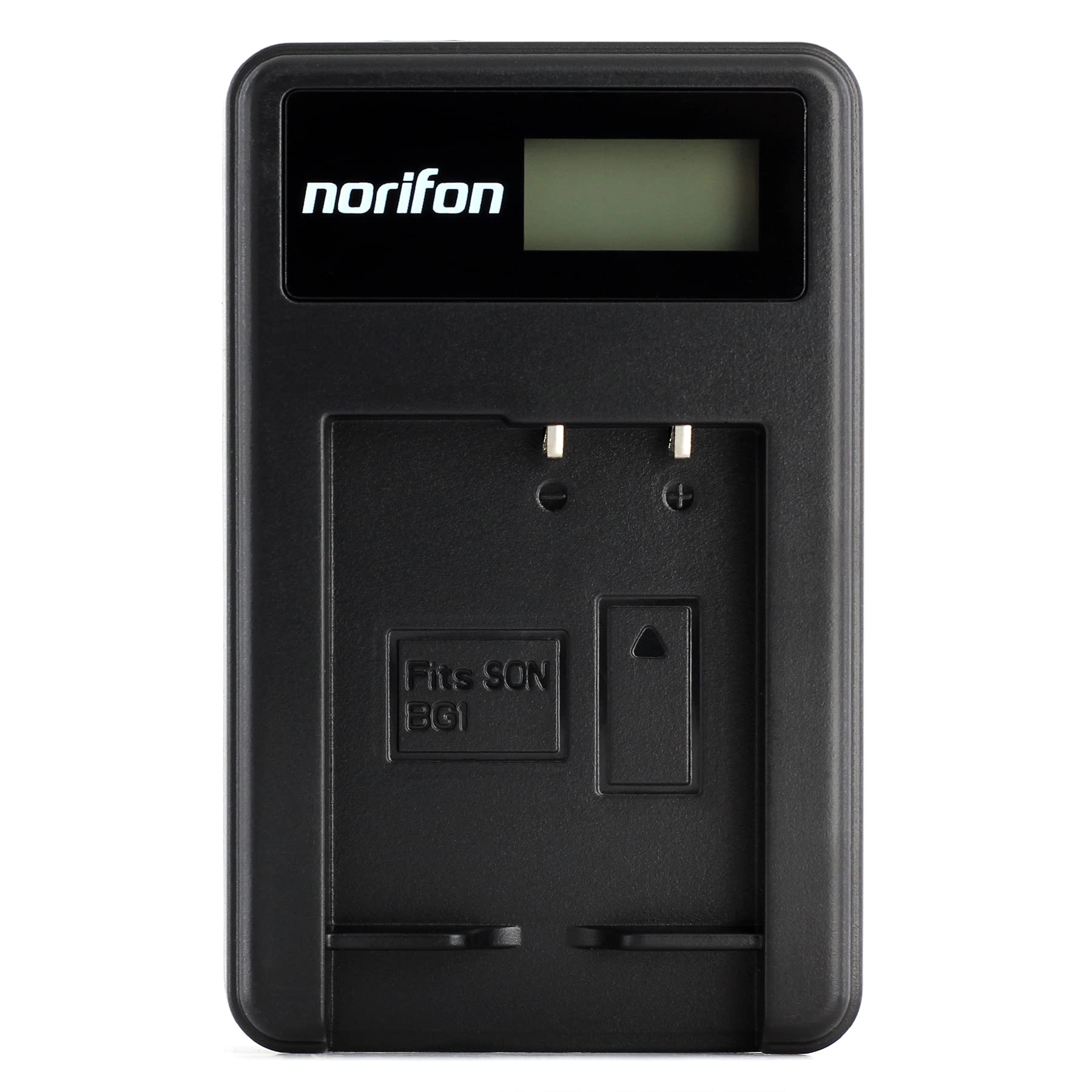 Norifon NP-BG1 LCD USB Charger for Sony Cyber-shot DSC-H50 DSC-H55 DSC-H70 DSC-H90 DSC-HX30V DSC-HX5V DSC-HX7V DSC-HX9V DSC-W150 DSC-W290 DSC-W230 DSC-W220 DSC-W200 DSC-W300 Camera and More