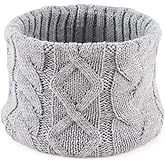 JANGANNSA Winter Kids Scarf Warm Children Neck Warmer Reversible Boys Girls Knitted Scarves