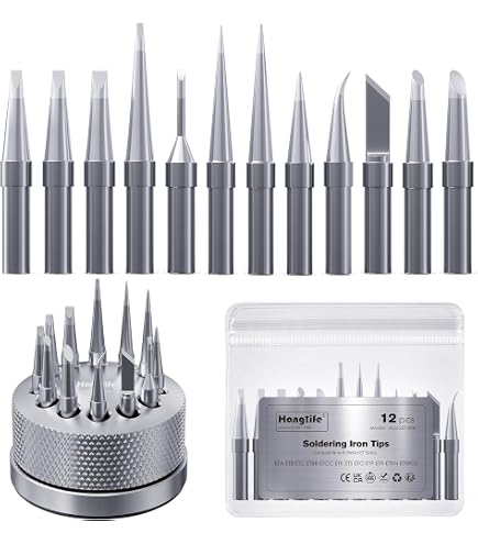 Lot 12 Embouts De Fer à Souder De Rechange – Compatibles WE1010NA, WES51, WESD51