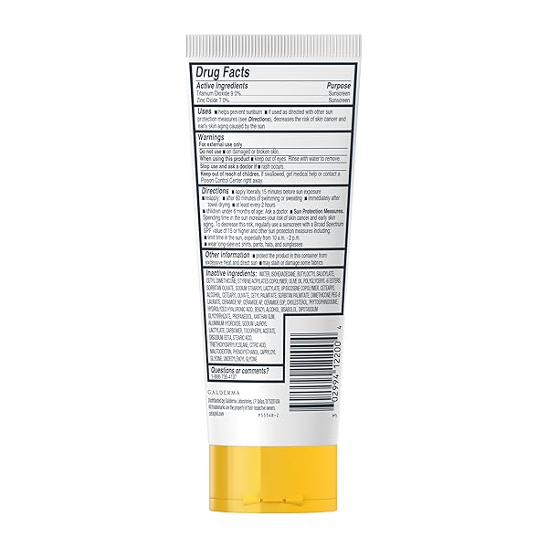 CETAPHIL SHEER MINERAL SUNSCREEN LOTION FOR FACE & BODY 3 FL OZ 100% MINERAL UVA/UVB FILTERS: ZINC OXIDE & TITANIUM DIOXIDE BROAD SPECTRUM SPF 50 FOR SENSITIVE SKIN DERMATOLOGIST RECOMMENDED BRAND