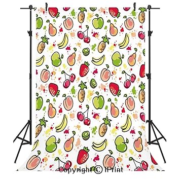 Amazon Com Fruits Photography Backdrops Watercolor Pear