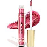 City Beauty City Lips Plumping Lip Gloss - High-Shine Gloss for Fuller, Younger-Looking Lips | Hydrating & Smoothing Lip Treatment Hyaluronic Acid