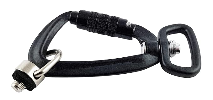 Sicherheits-Karabiner-Haken mit Adapter-Schraube 1/4 Zoll für Kameragurt | Kamera-Adapter | Deutscher Händler | MIND CARE ESS