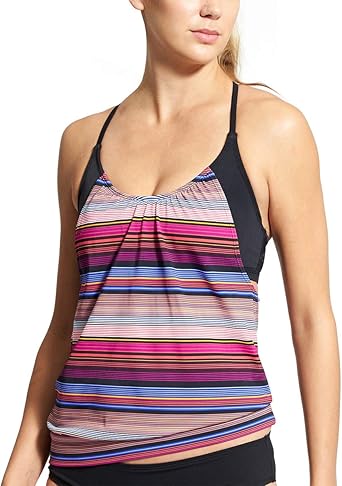 athleta blousy tankini