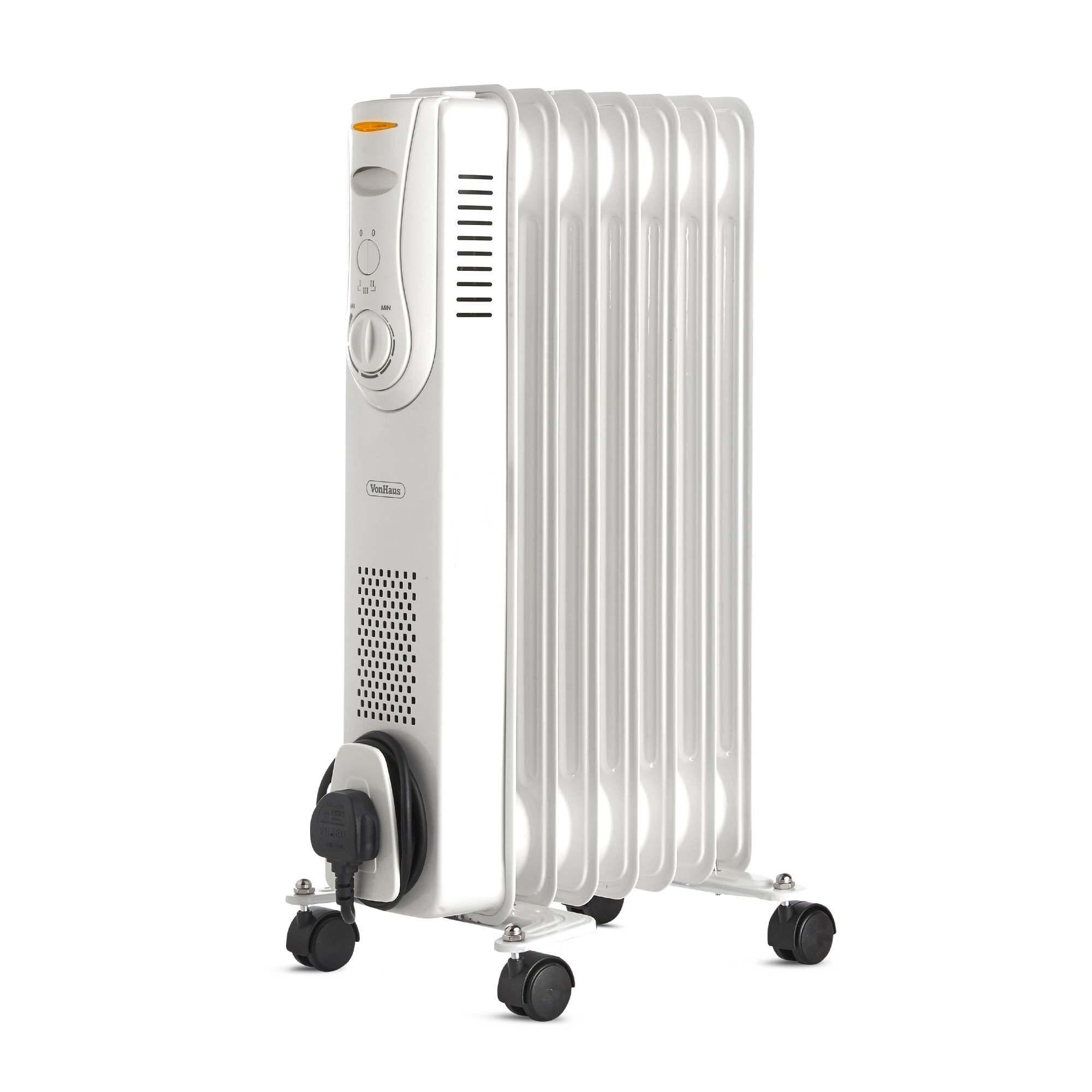 VonHaus Oil Filled Radiator 1500W/1.5KW 7 Fin Freestanding