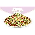 Aara Fennel Sugar Coated CandyMukhwas (After Meal Digestive Treat) Indian Candy Mouth Freshner (7 oz (200 gm))