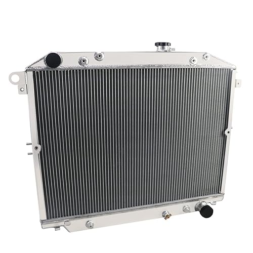 Kamashaa Motor Radiator Compatible with 1988-1999 Chevy Truck C/K 1500 2500 3500 5.0 5.7L V8, 3 Row Full Performance Aluminum Radiator + 2 並行輸入品