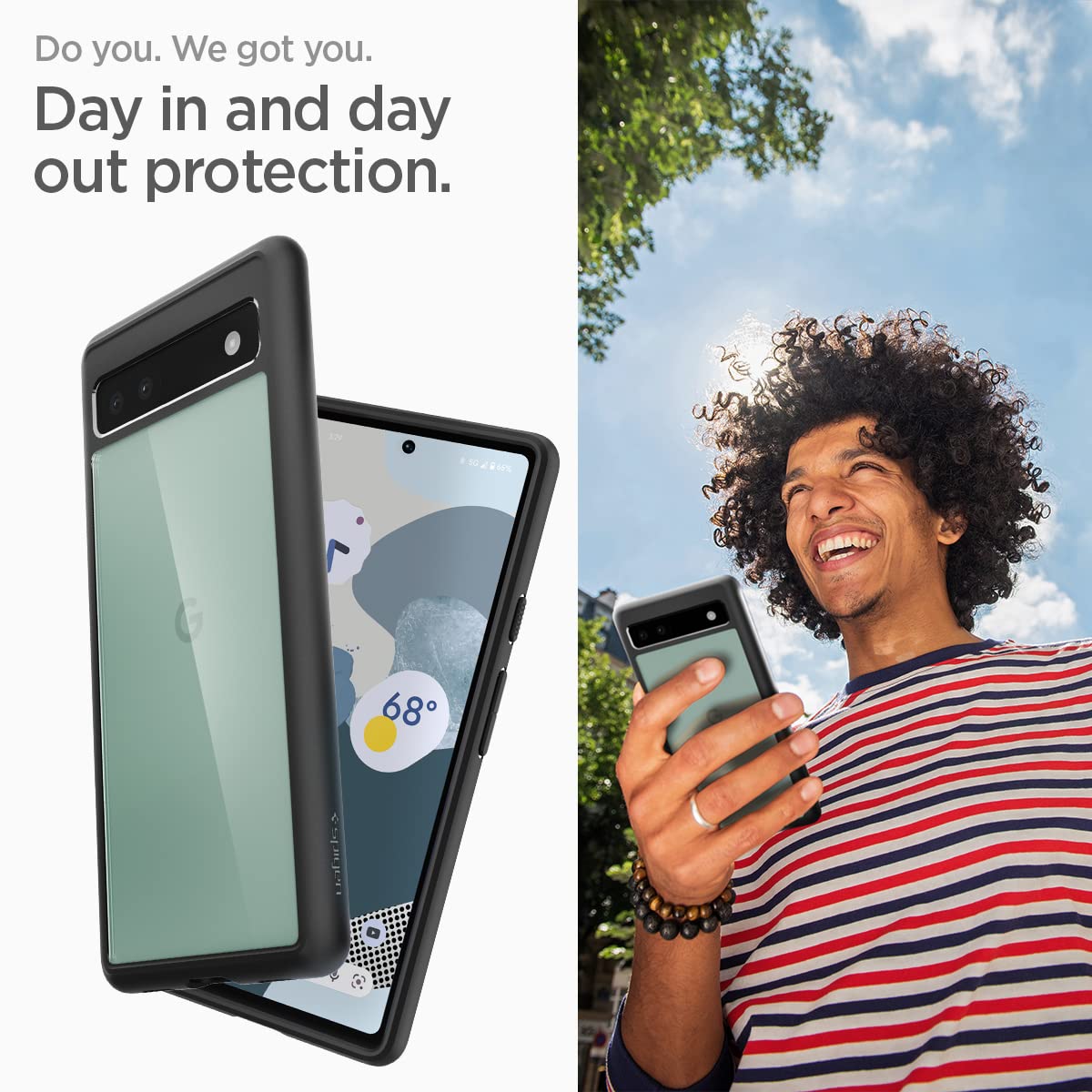 Mua Ultra Hybrid Designed for Pixel 6a Case (2022) Matte Black trên