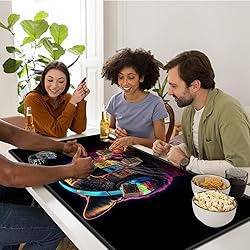 Tabletop Card Playmat with Stitched Edges, 24 x 14