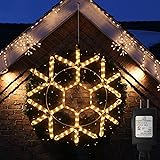 DBFAIRY 24-inch LED Christmas Snowflake Window