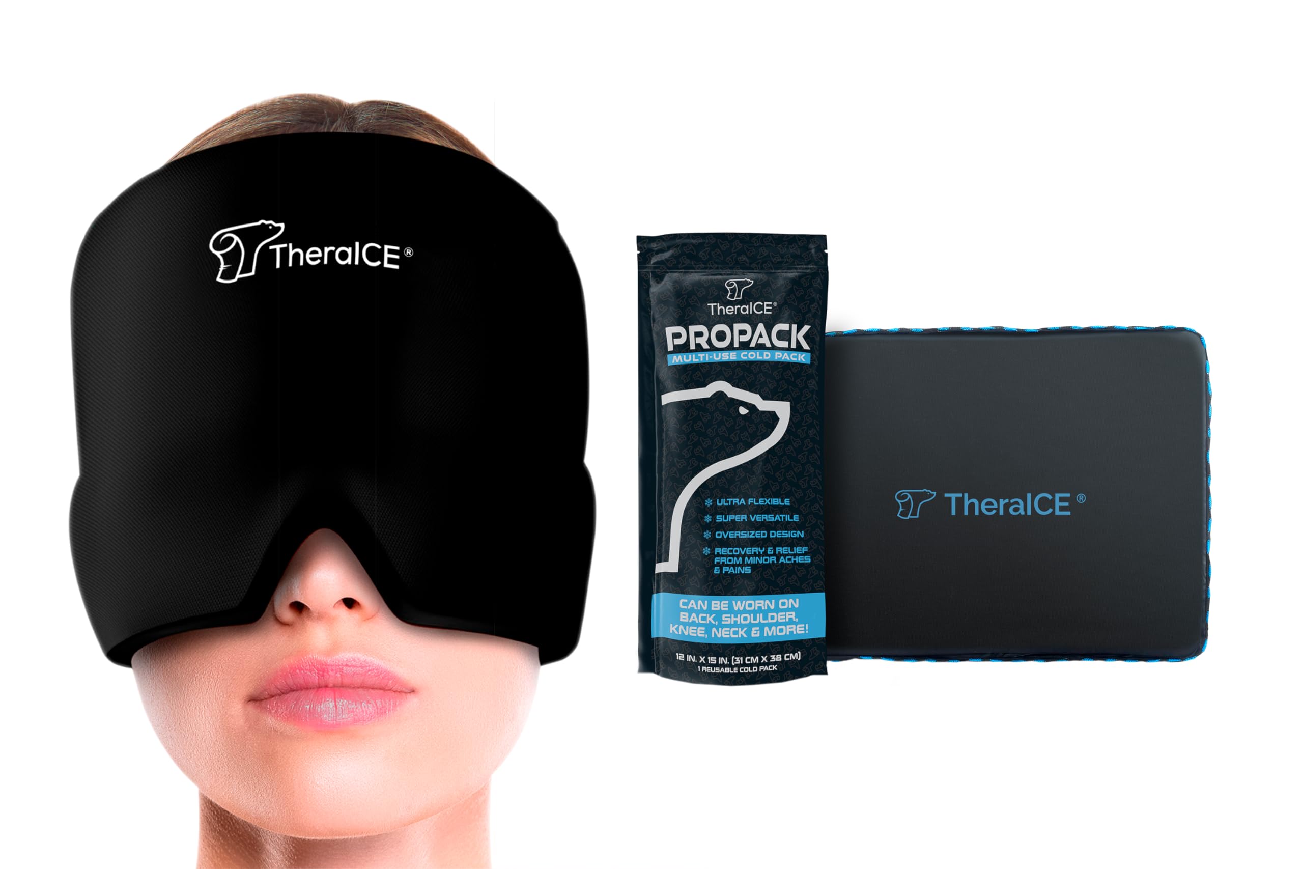 Cold Compress Theraice Headache Relief Hat TheraICE Migraine