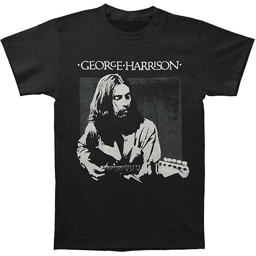 Beatles Men’s George Harrison Live Portrait T-Shirt Black
