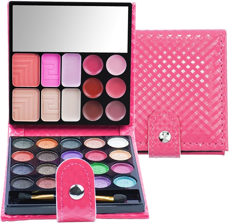 PhantomSky 32 Colour Eyeshadow Palette Women Make-up Lipgloss Blusher