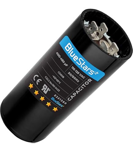 PATIKIL Motor Start Capacitor 233-280uF 110-125V CD60 - 2 Pack For Electric Motors