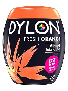 Dylon Maschine Farbstoff 350g Salz Enthalten! Frische Orange - Massenrabatte Verfügbar (1)