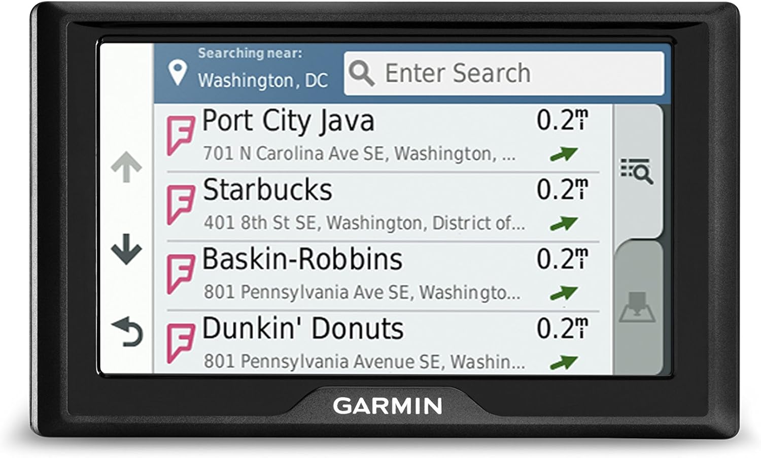 Garmin Drive 50 USA LM GPS Navigator System with Lifetime Maps, Spoken Turn-By-Turn Directions, Direct Access, Driver Alerts, and Foursquare Data
