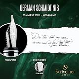 Scriveiner British Racing Green Fountain Pen with Schmidt Nib Medium view 5