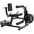 GMWD Leg Extension and Curl Machine, Lower Body Special Leg Machine, Adjustable Leg Exercise Bench with Plate Loaded, Leg Rotary Extension for Thigh, Home Gym Weight Machine