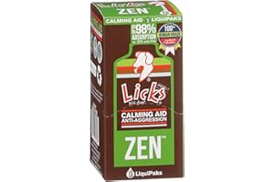 LICKS PILL FREE Licks Pill-Free Zen Dog Calming - Calming Aid Supplements for Aggressive Behavior and Nervousness - Calming Dog Treats for Stress Relief & Dog Health - Gel Packets - Roasted Chicken Flavor, 15 Use