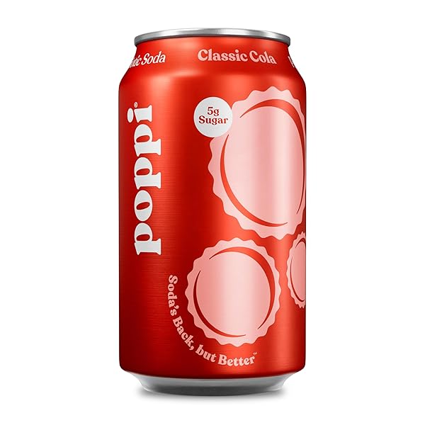 POPPI PREBIOTIC SODA, CLASSIC COLA, 12 FL OZ...