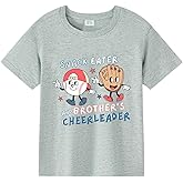 Kids Baseball Shirt Girls Funny Baseball Sister Graphic T-Shirt Summer Short Sleeves Tee Tops Clothes 2-7 Years