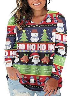 christmas sweatshirts plus sizes