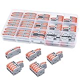 XALXMAW 32Pcs Lever Wire Connectors, DIY Mini