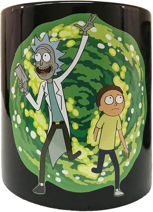 Amazon Com Rick And Morty Portal Heat Reactive Coffee Mug