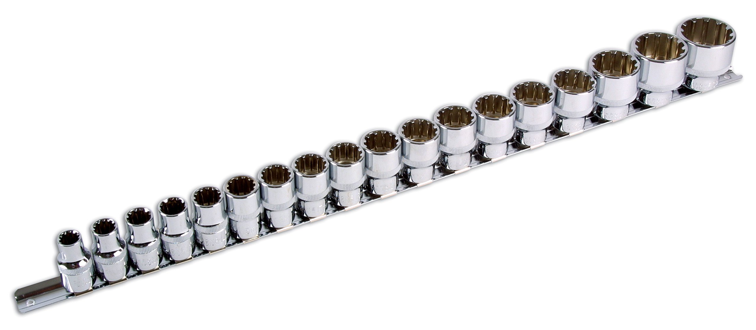Laser 3594 Alldrive Socket Set 1/2 Inchd 18pc