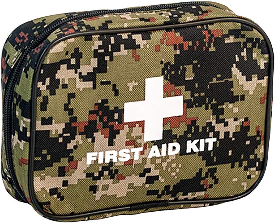 POCKETMAN Small Camo First Aid Kit Survival Kit,Ideal Emergency Mini Kit for Outdoor Hiking Camping Backpacking Travel