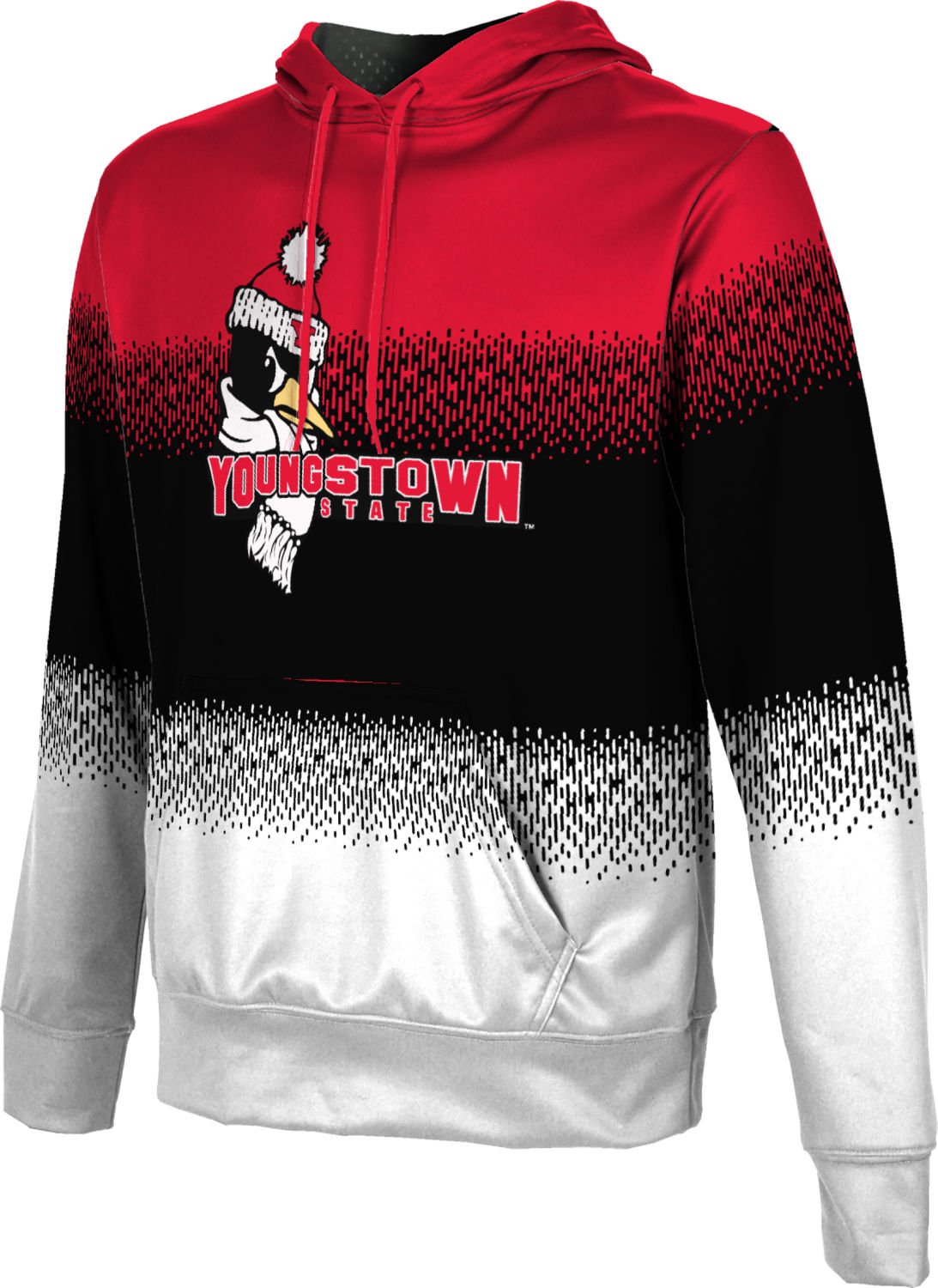 ProSphere Youngstown State University Men's Pullover Hoodie, School Spirit Sweatshirt (Drip)