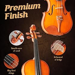 Ceciliec CVA-400 Viola, Solid Wood Viola with