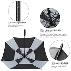 G4Free Extra Large Golf Umbrella 62/68 inch Vented