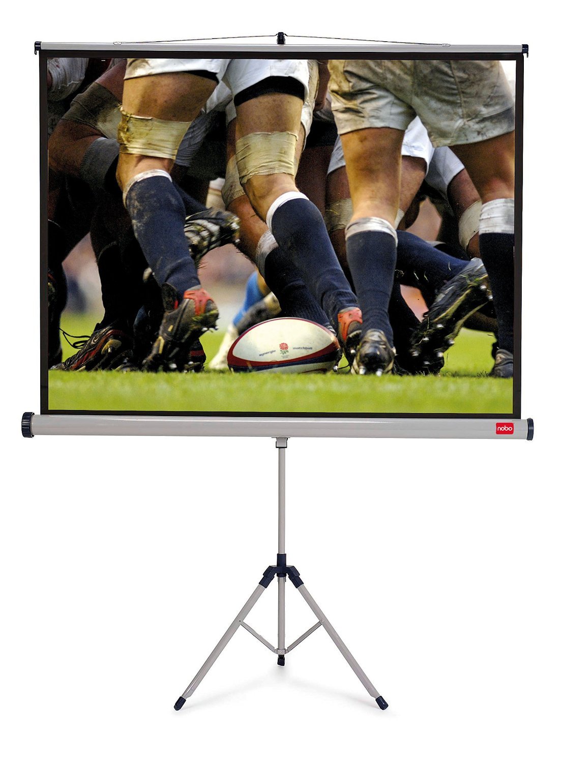 Nobo 1902397W Tripod Projection Screen Home Theatre/Home/Cinema, 16:10 Screen Format - 2000 x 1310 mm