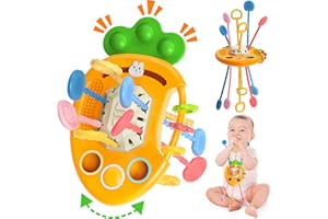 Yetonamr Baby Teething Toys, Easter Basket Stuffers for 6-12-18 Months, Toddler Easter Basket Birthday Gift Sensory Montessori Toys for 1 2 3 Year Old Boy Girl Infant