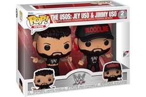 Funko POP! WWE: The Usos: Jey USO & Jimmy USO, 2-Pack - Collectable Vinyl Figure - Gift Idea - Official Merchandise - for Kids & Adults - Sports Fans - Model Figure for Collectors and Display