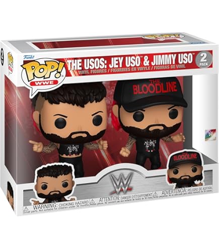 Amazon.com: Funko POP! WWE: Roman Reigns with Belts | Official