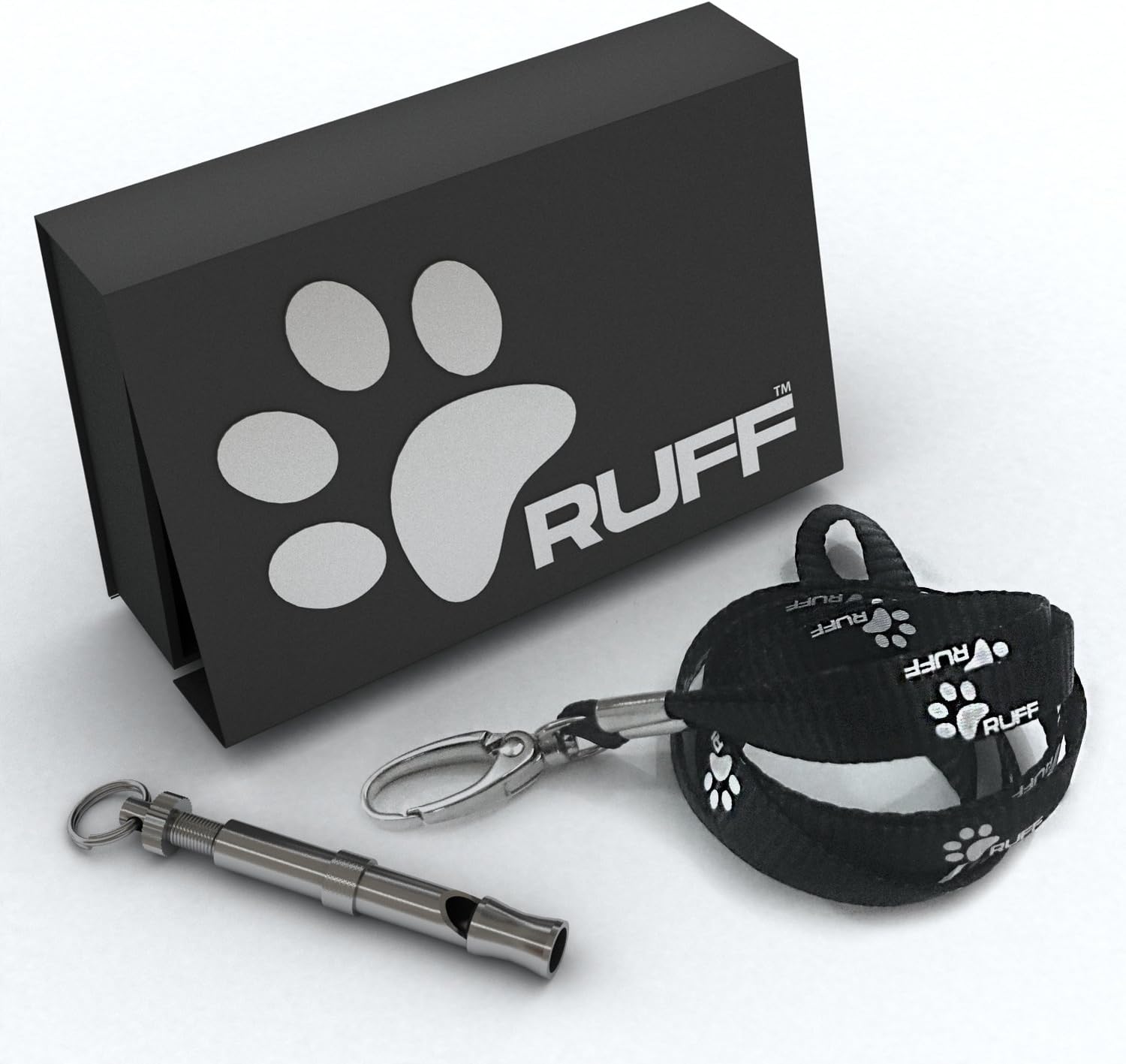 RUFF RUFFDW1 Dog whistle Bundle with Lanyard, Presentation Box and 5 Dog Training ebooks
