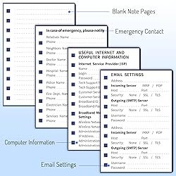 Forvencer Password Book with Individual