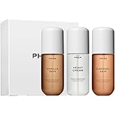 PHLUR Sweet Skin Trio ($78 Value) - Exclusive 3pc Travel Size Body Mist Set ft. Vanilla Skin, Heavy Cream, Caramel Skin (3 x 3 fl oz)