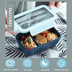 Chchmu Bento Box Portable Lunch Box Leakproof Salad