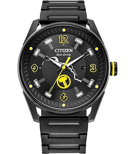 Amazon.com: Citizen Eco-Drive Men's Marvel Villians Loki Rose Gold