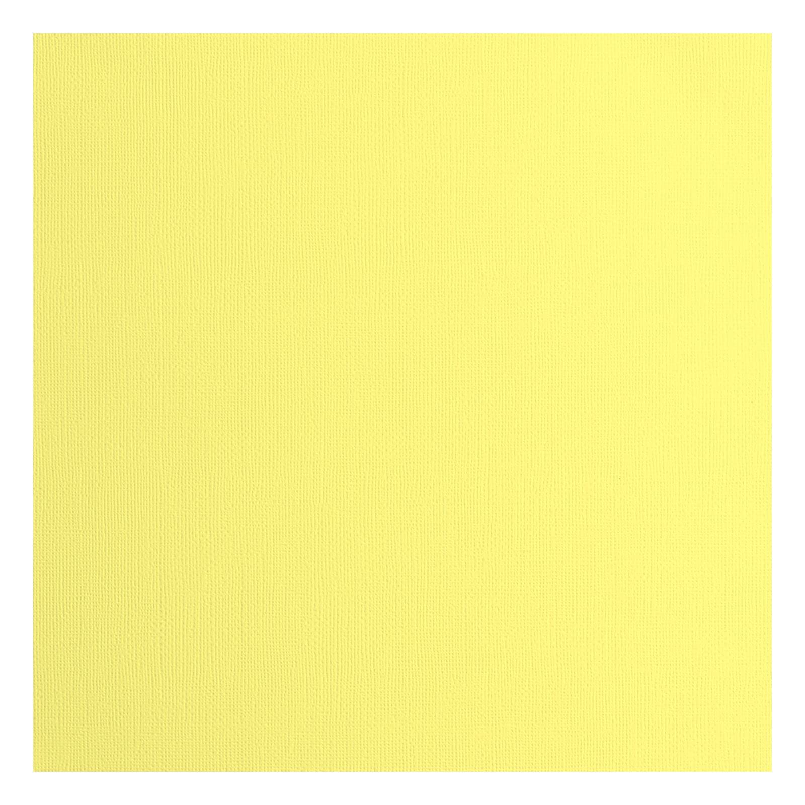 Florence Cardstock Textured - Coloured Card Making Supplies 12 x 12 inch - Yellow - 20 Sheets - Coloured Paper for Scrapbooking, Card Making, Die Cutting and Paper Crafts - 216 GSM - Crocus