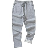 Weintee Men's 34" Inseam Tall Fleece Sweatpants Warm Pants for Winter
