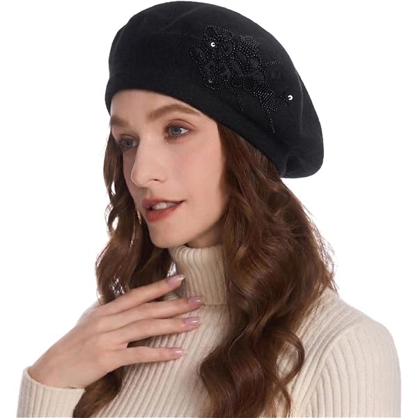 3692 Wool Kids Beret Hat And Cotton Lined Detachable Pom Pom Knit Beanie ZLYC Wool Kids Beret Hat and Cotton Lined Detachable Pom Pom  main image 4