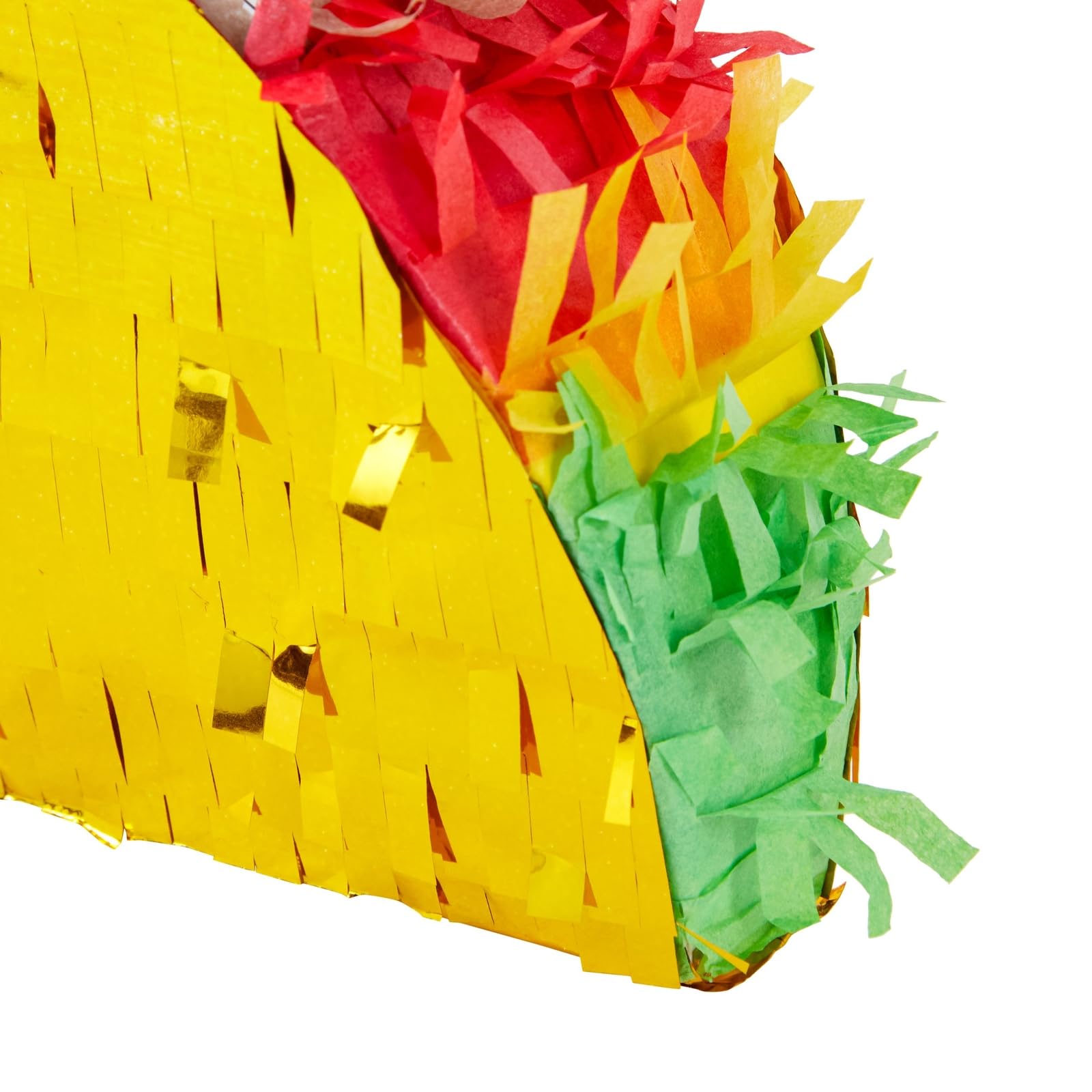 BLUE PANDA 3 Pack Mini Mexico Taco Pinatas for Cinco de Mayo Party, Fiestas Mexican Celebrate Party Decoration, and Taco Decorations 6 x 2 x 3.5 inches Mini Pinatas