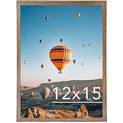 JCJMY 12x15 Picture Frame Rustic Brown, Horizontal