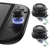 eXtremeRate Replacement 3D Joystick for Nintendo Switch 2 JoyCon, Controller Left Right Analog Stick Thumbsticks with Repair Tools for JoyCon 2, Multi-Colors Options - Black