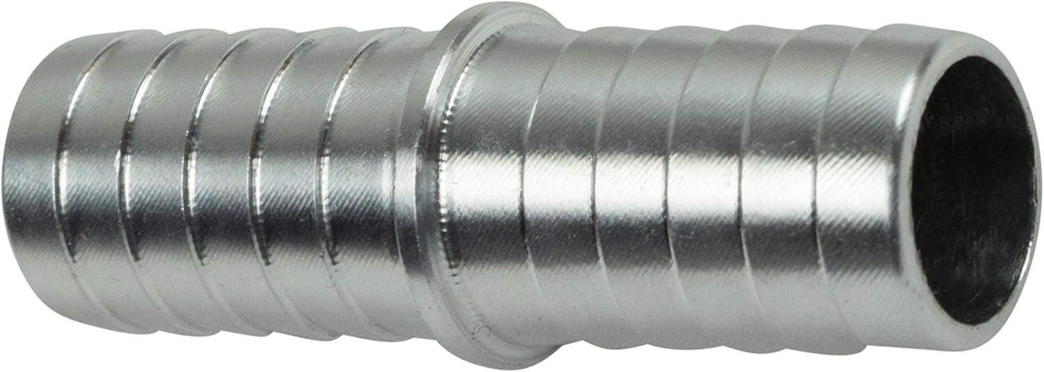 ICT Billet 5/8" to 5/8" Inch Hose Barb Splice Coupler Repair Fitting