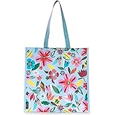 Kate Spade New York Reusable Shopping Bag, Grocery Tote with Shoulder Straps, Large Collapsible Tote